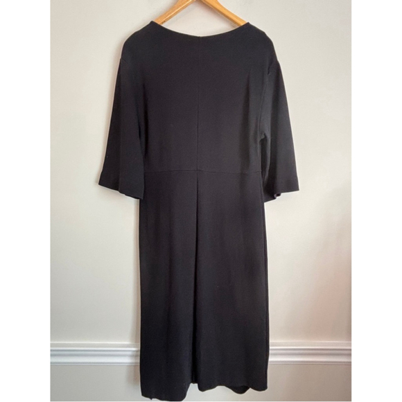 COS Womens Small Stretch-Jersey VNeck Tunic Dress Minimalist Modern Contemporary - Picture 5 of 14